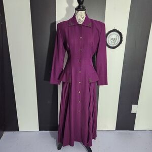 Debora Kuchme Purple Trench Coat